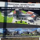 Banja Domaljevac u izgradnji, 14.11.2018-pogled od Doma zdravlja i obdansta